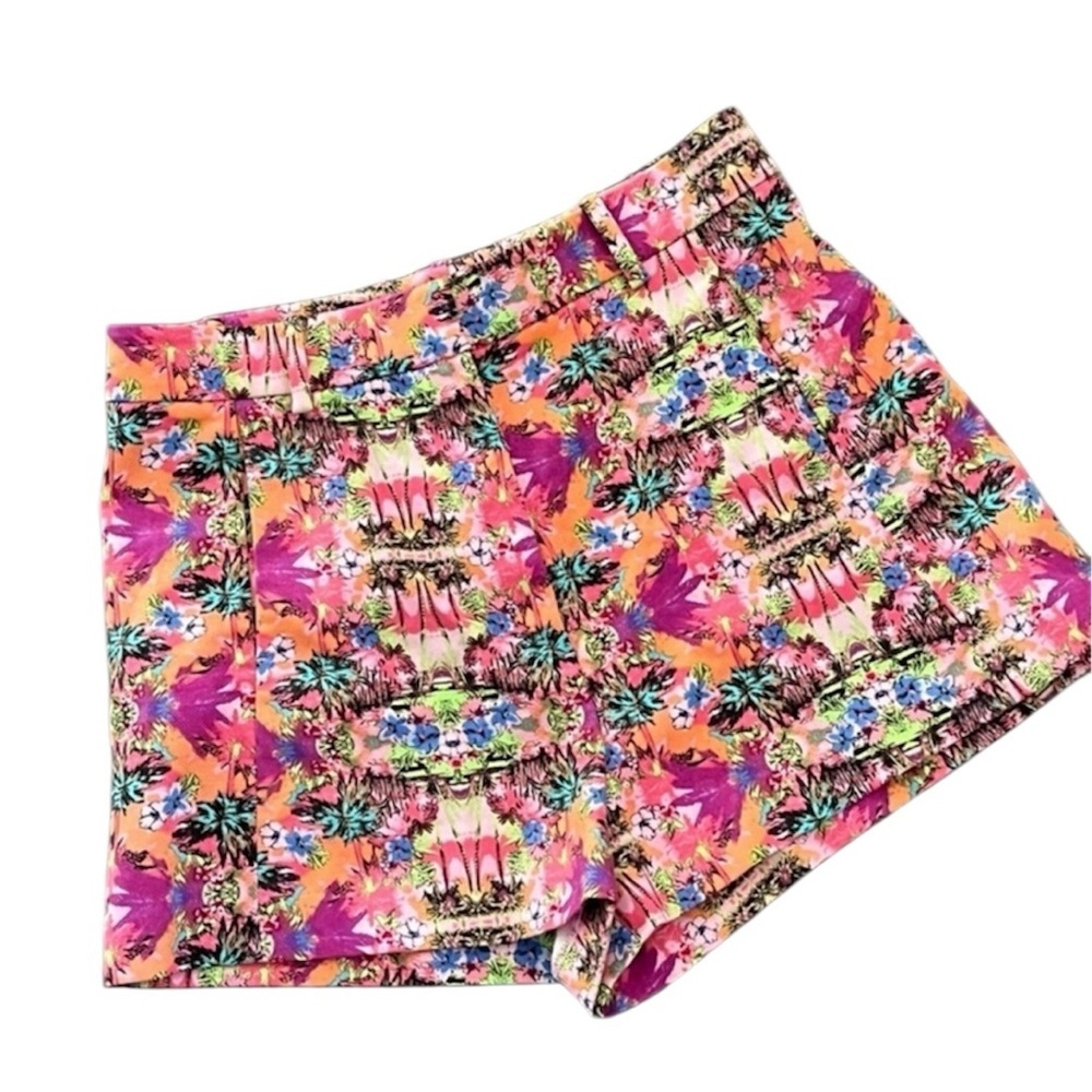 🩷 🌴 Victoria's Secret SUPER CUTE Pink Palm Tree Shorts - Size 8🩷🌴